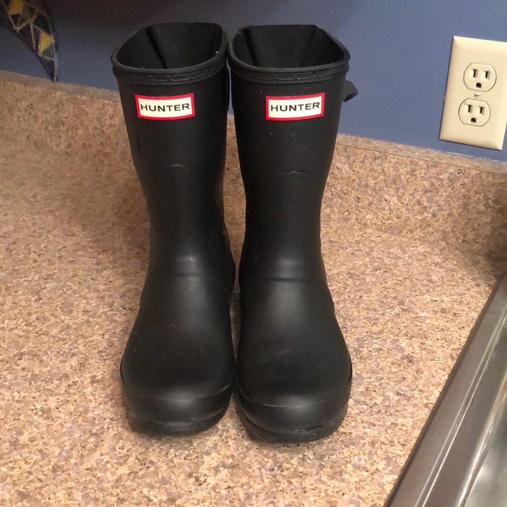 Hunter mid calf boots